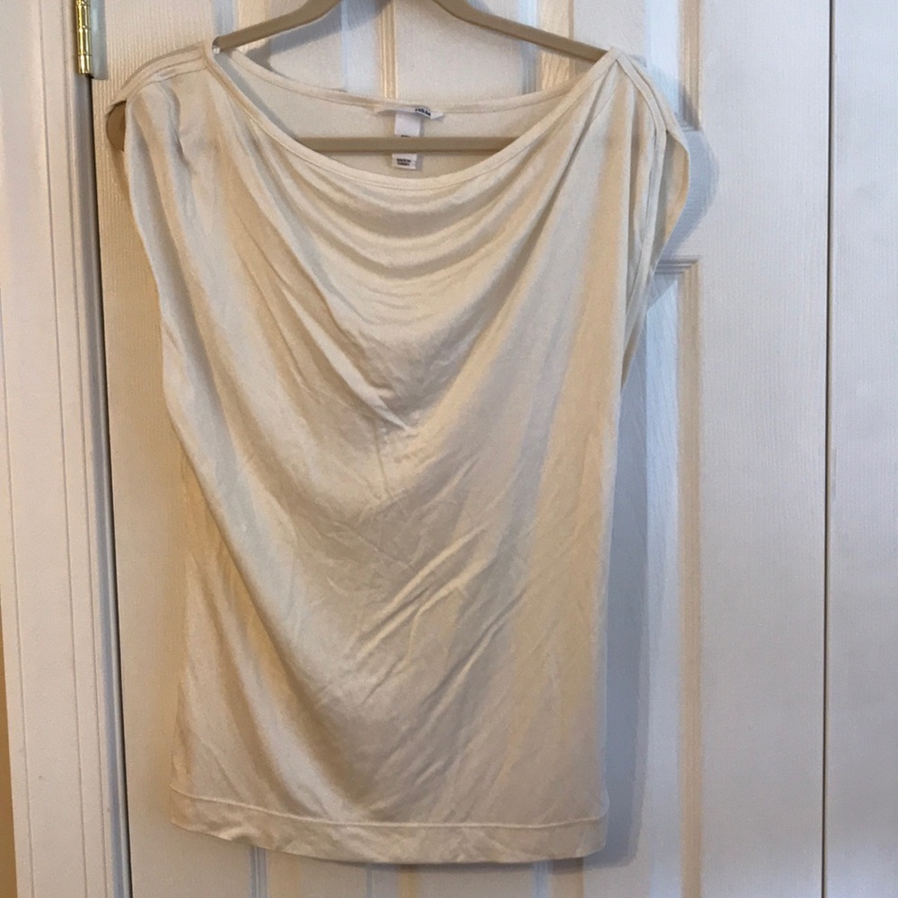 H&M Cream Night Out Shirt